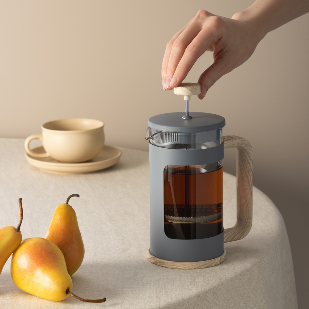 SATOSHI Шарлеруа Френч-пресс 600мл, жаропрочное стекло, арт.№ 850-232