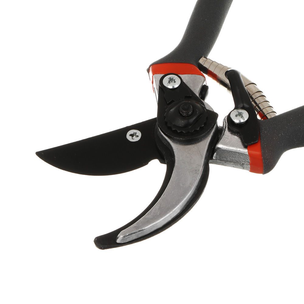 Секатор плоскостной тм INBLOOM 20,5см, марганцевая сталь 65М, блокиратор, возвратная пружина, арт.№ 186-041