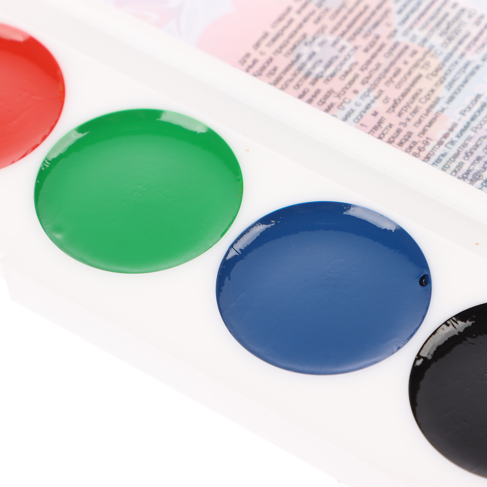 Акварель "ZOO" 6 цв.б/к, пласт. упак., арт.№ 231-099