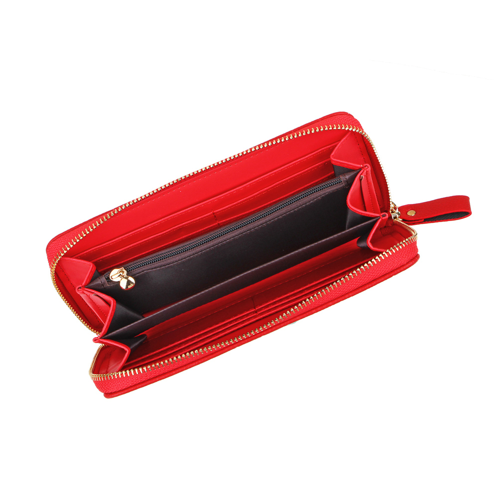 ЮL Кошелек женский, с отделениями для купюр, карт и монет, ПУ,19,5х10,5см, 2-4 дизайна, арт.№ 350-059