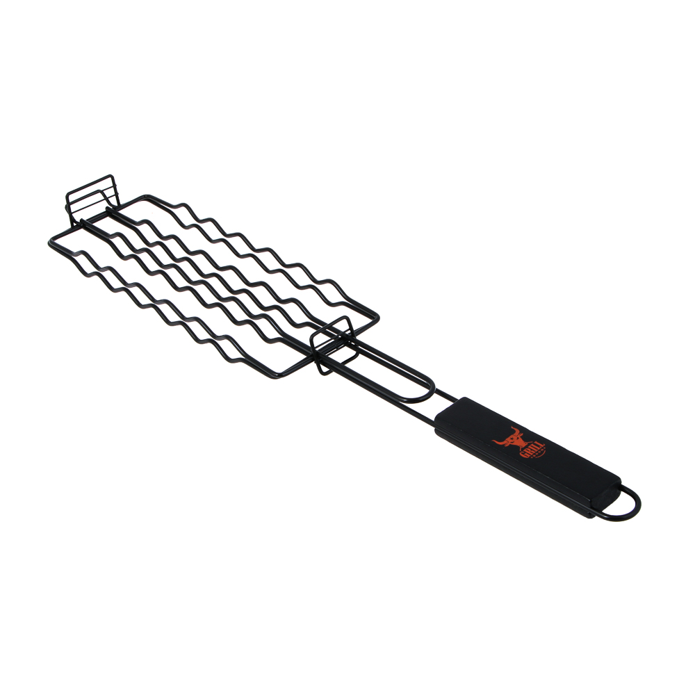 Решетка-гриль для сосисок тм GRILLBOOM, с антипригарным покрытием, 250гр, 49х9х4см, арт.№ 104-055