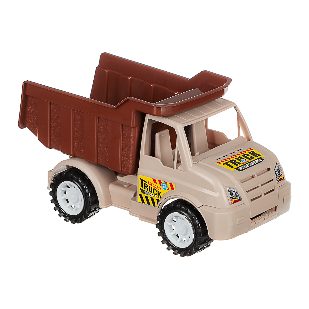 ИГРОЛЕНД Игрушка камазик, пластик, 11x23x13 см, 4 дизайна, для детей 3+, арт.№ 292-461
