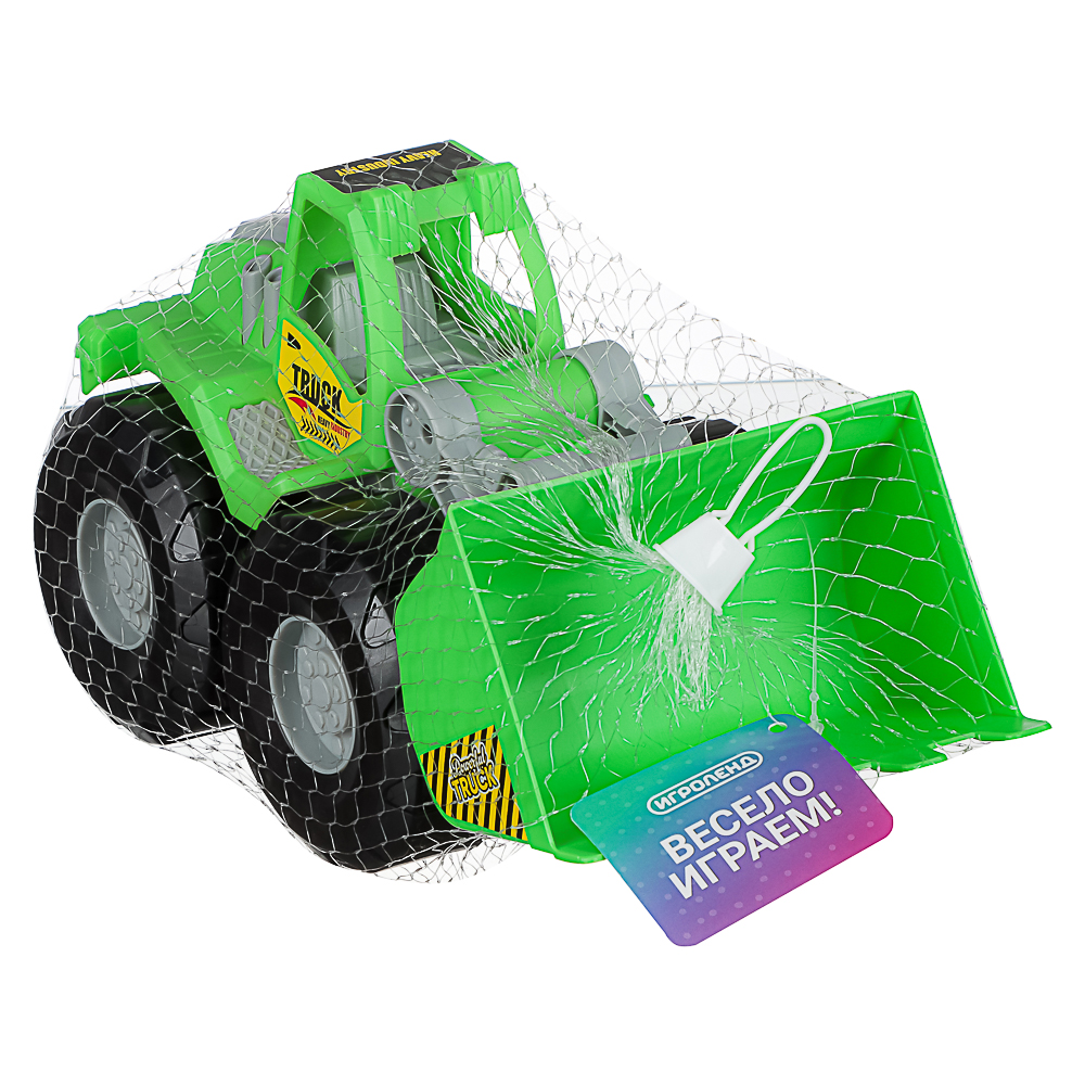 ИГРОЛЕНД Грейдер игрушечный, пластик, 15x26x14 см, 4 дизайна, для детей 3+, арт.№ 292-463