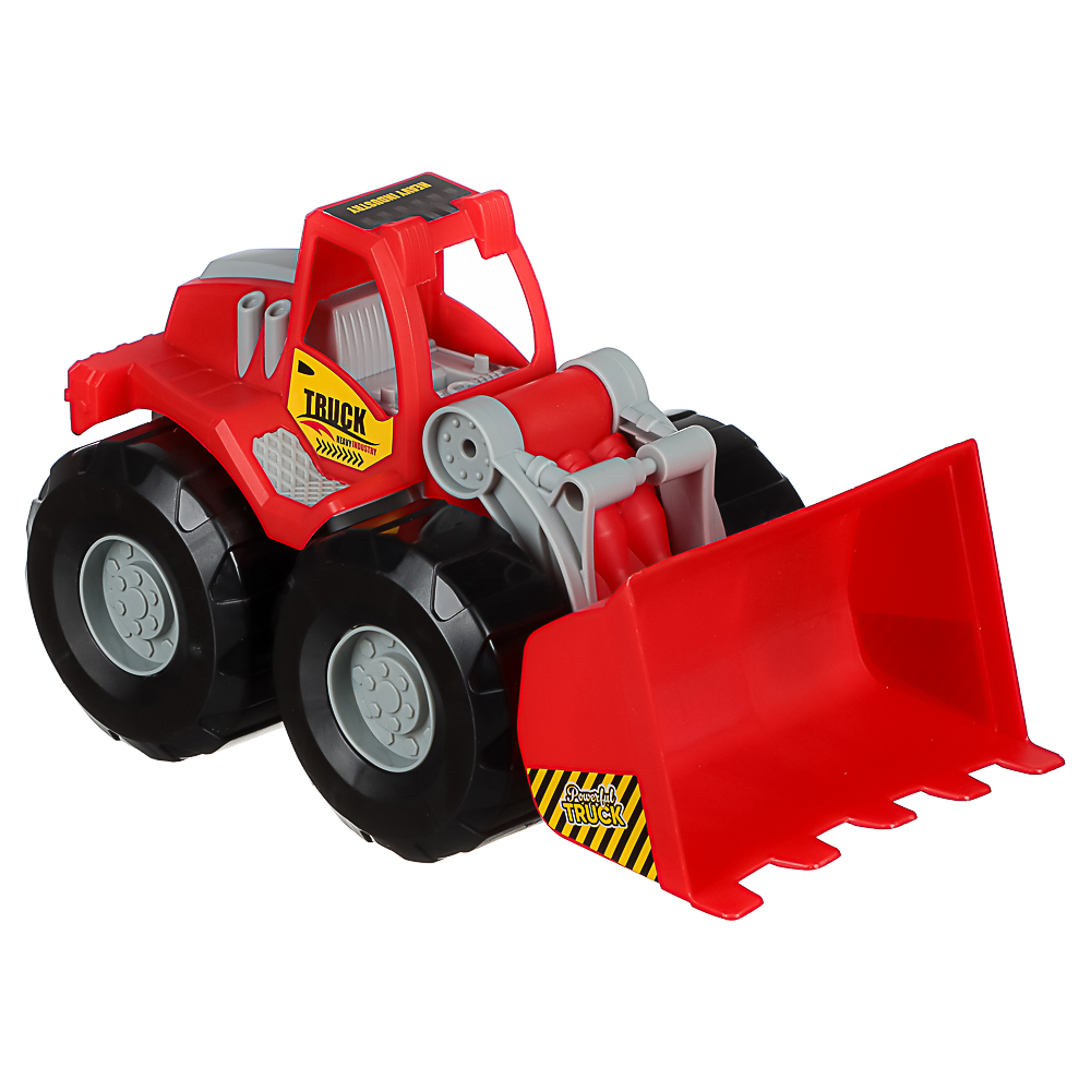 ИГРОЛЕНД Грейдер игрушечный, пластик, 15x26x14 см, 4 дизайна, для детей 3+, арт.№ 292-463