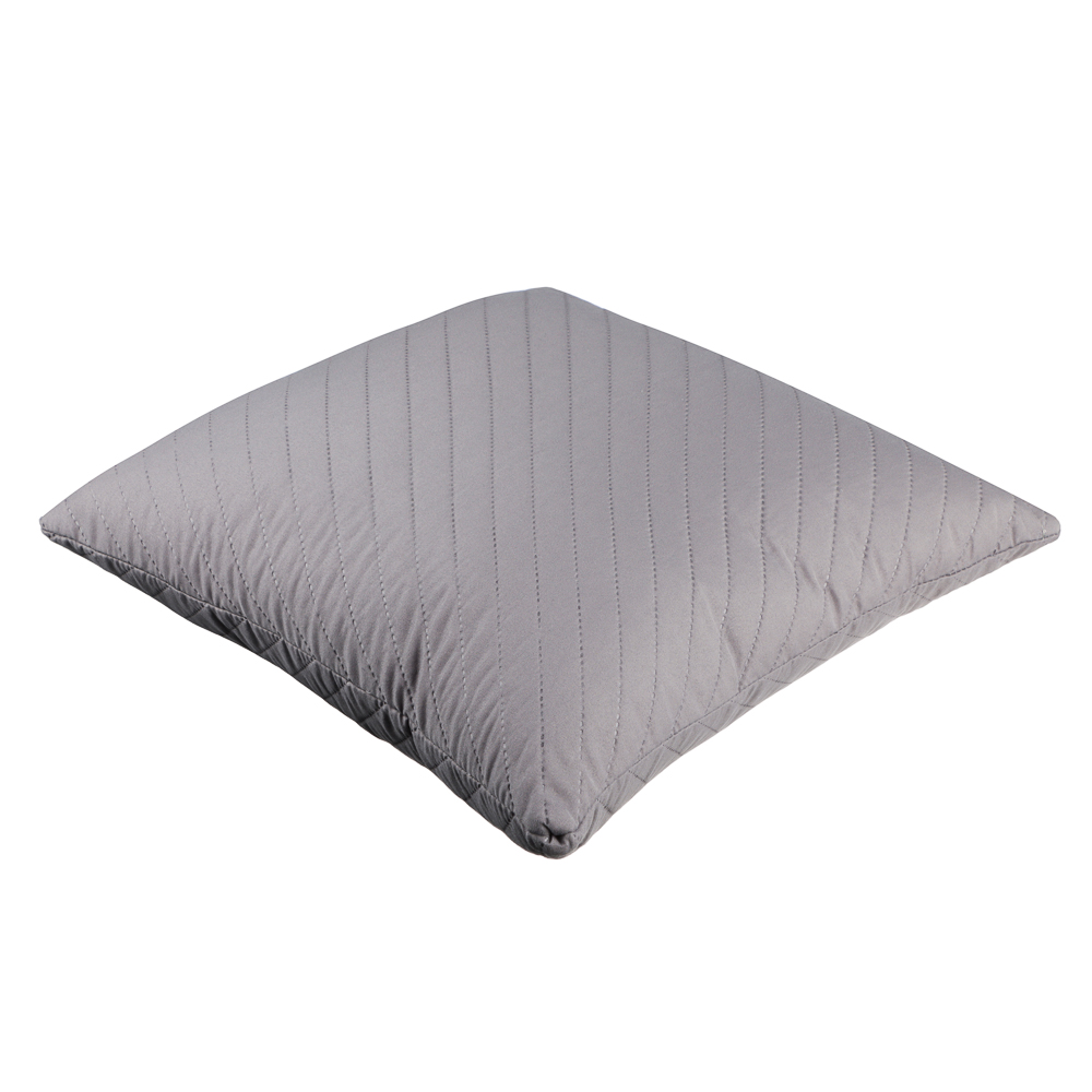 PROVANCE Наволочка декоративная стеганая 40х40см, 100% полиэстер, 4 цвета, арт.№ 497-041