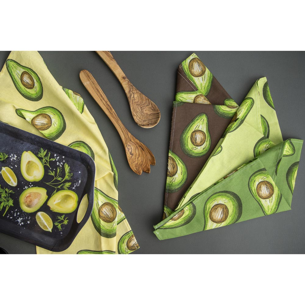 PROVANCE Весна Полотенце кухонное, рогожка 100% хлопок, 35х60см, 4 дизайна, арт.№ 434-099