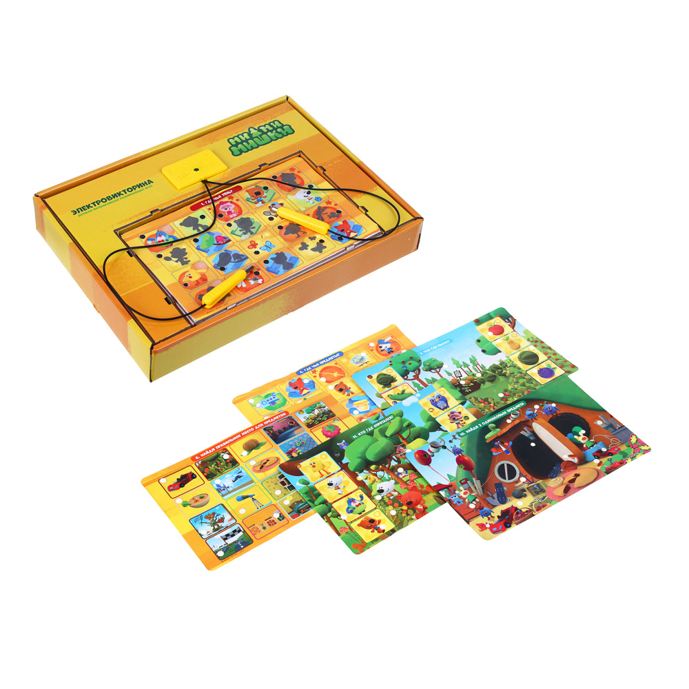 ИГРОЛЕНД Электровикторина "Мимимишки", световая индикация, ABS,картон, 3xLR41, 28х20,5х4см, арт.№ 896-063