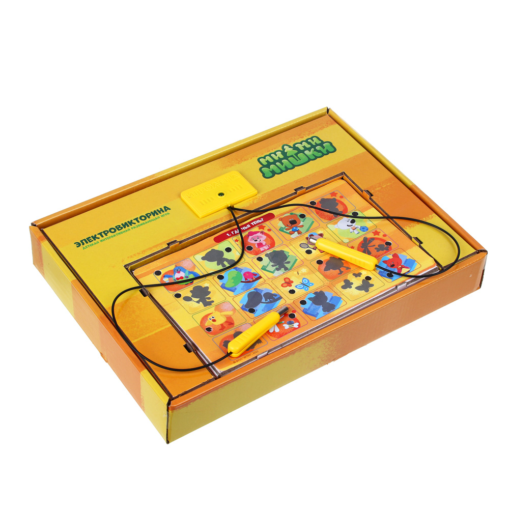 ИГРОЛЕНД Электровикторина "Мимимишки", световая индикация, ABS,картон, 3xLR41, 28х20,5х4см, арт.№ 896-063