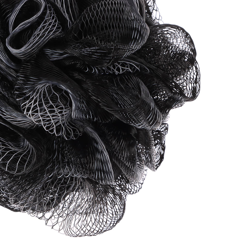 ЮL Мочалка шар роза с подвесом, полиэтилен, 40гр, 5-6 цветов, МС24-03, арт.№ 361-011