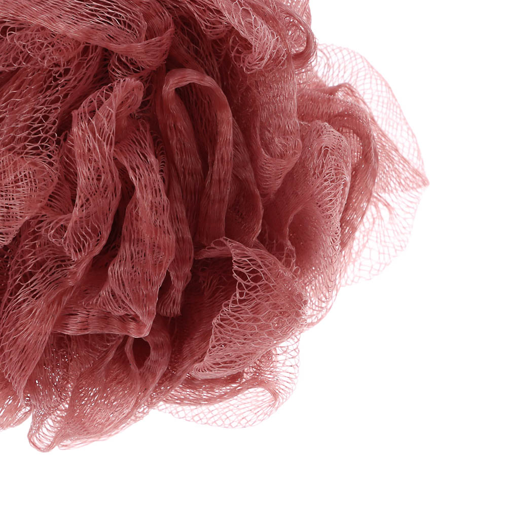 ЮL Мочалка шар роза с подвесом, полиэтилен, 40гр, 5-6 цветов, МС24-03, арт.№ 361-011