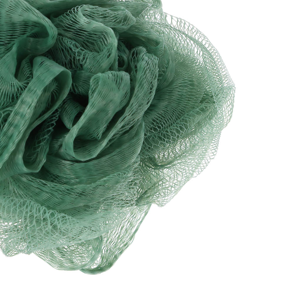 ЮL Мочалка шар роза с подвесом, полиэтилен, 40гр, 5-6 цветов, МС24-03, арт.№ 361-011