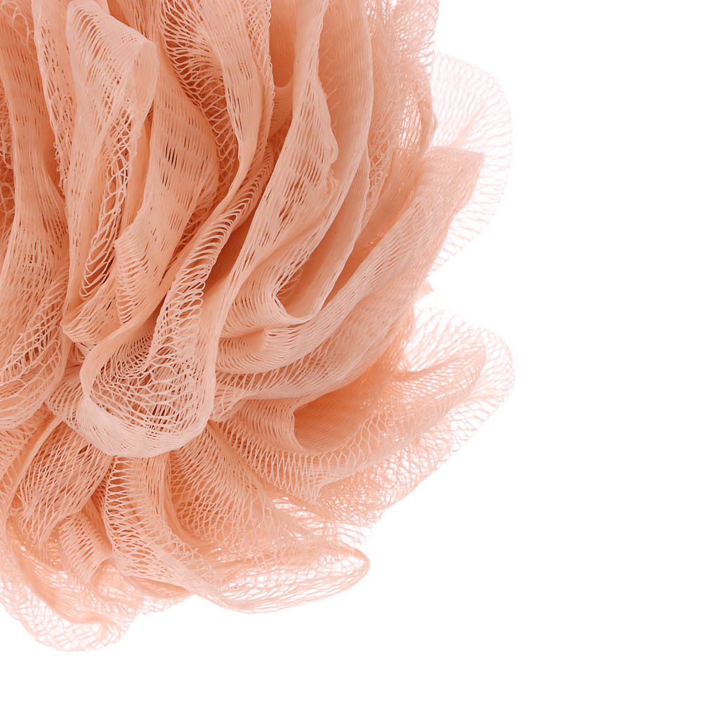 ЮL Мочалка шар роза с подвесом, полиэтилен, 40гр, 5-6 цветов, МС24-03, арт.№ 361-011