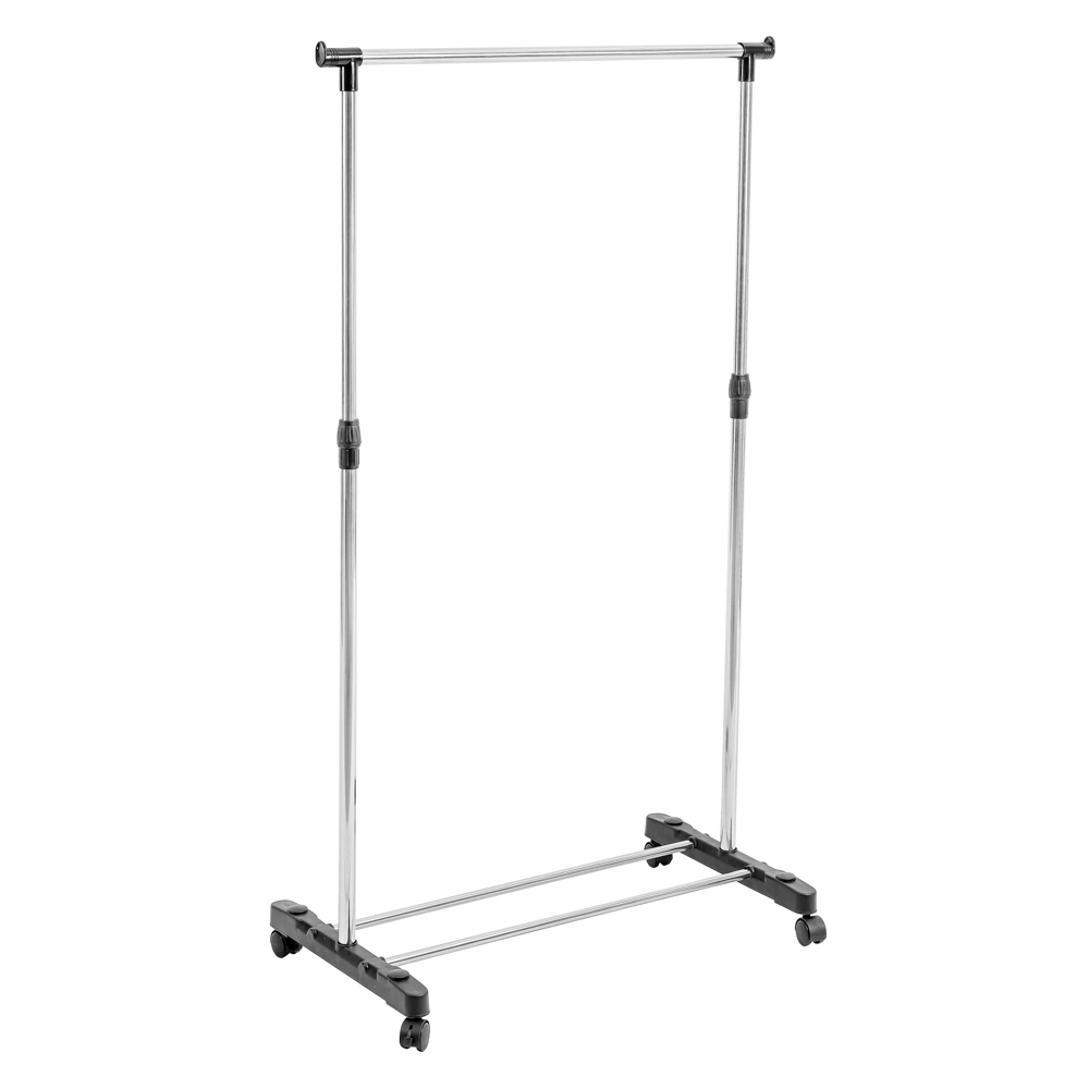 VETTA Вешалка напольная телескоп., на колесах, металл, пластик, 80x42x80(160)см, арт.№ 465-119