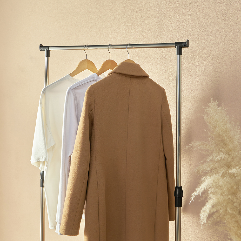 VETTA Вешалка напольная телескоп., на колесах, металл, пластик, 80x42x80(160)см, арт.№ 465-119