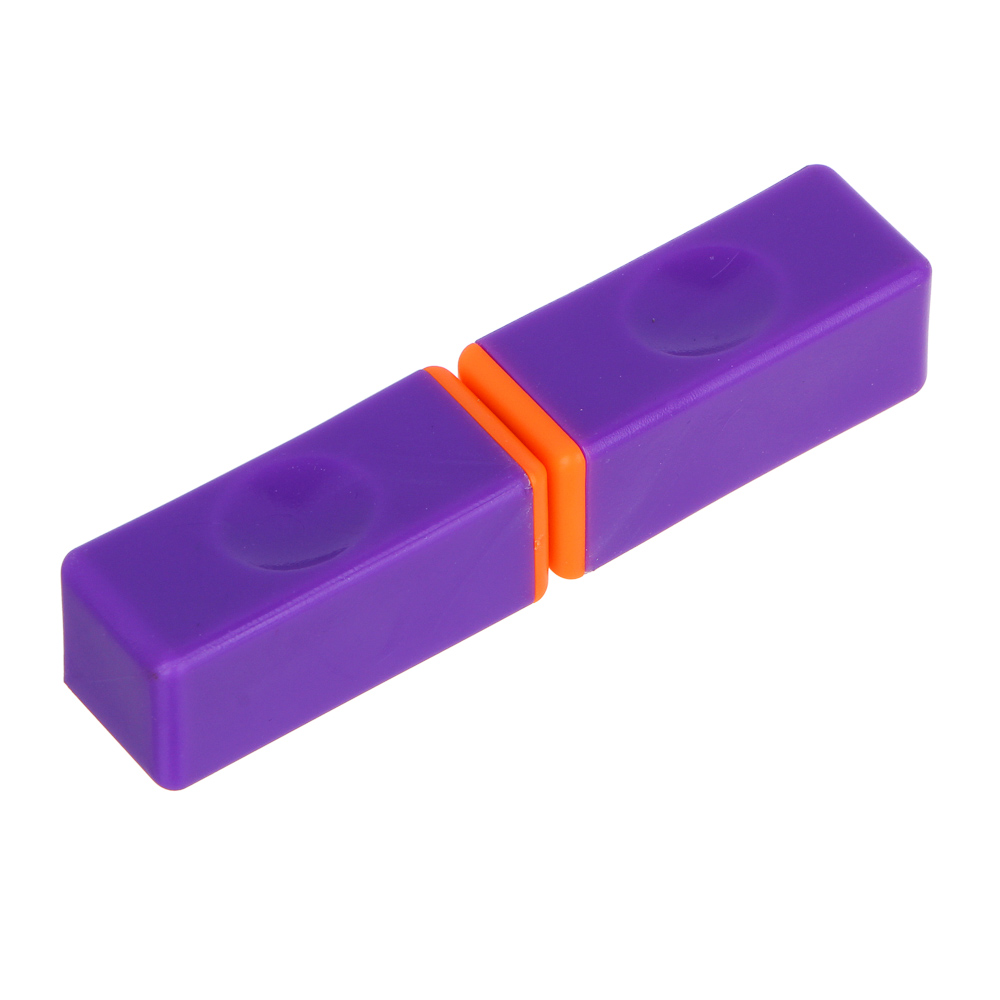 ИГРОЛЕНД Игрушка антистресс Брик-Тик, пластик, магнит, 4х3,2см, 6 цветов, арт.№ 297-100