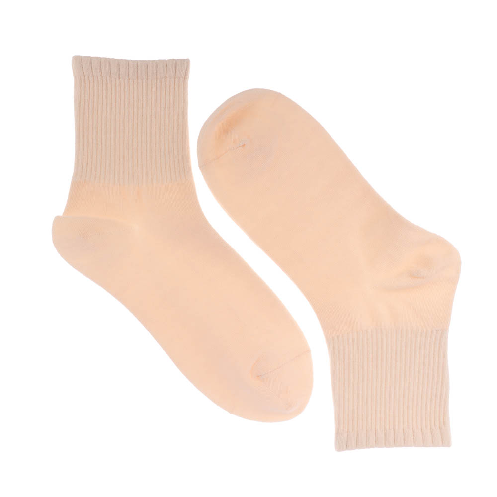 Носки женские высокие в рубчик, тм Turkan, р. 36-41, 90%хлопок, 8% п/а, 2%лайкра,цвета в ас-те,7158, арт.№ 019-567