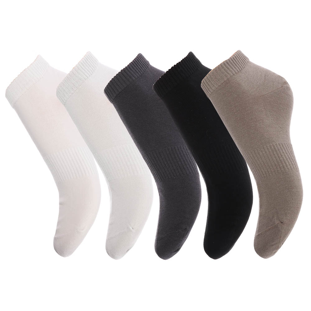 Носки мужские короткие бесшовные, тм Turkan, р. 41-46, 90%хлопок, 8% п/а, 2%лайкра,цвета в ас-те,720, арт.№ 019-569