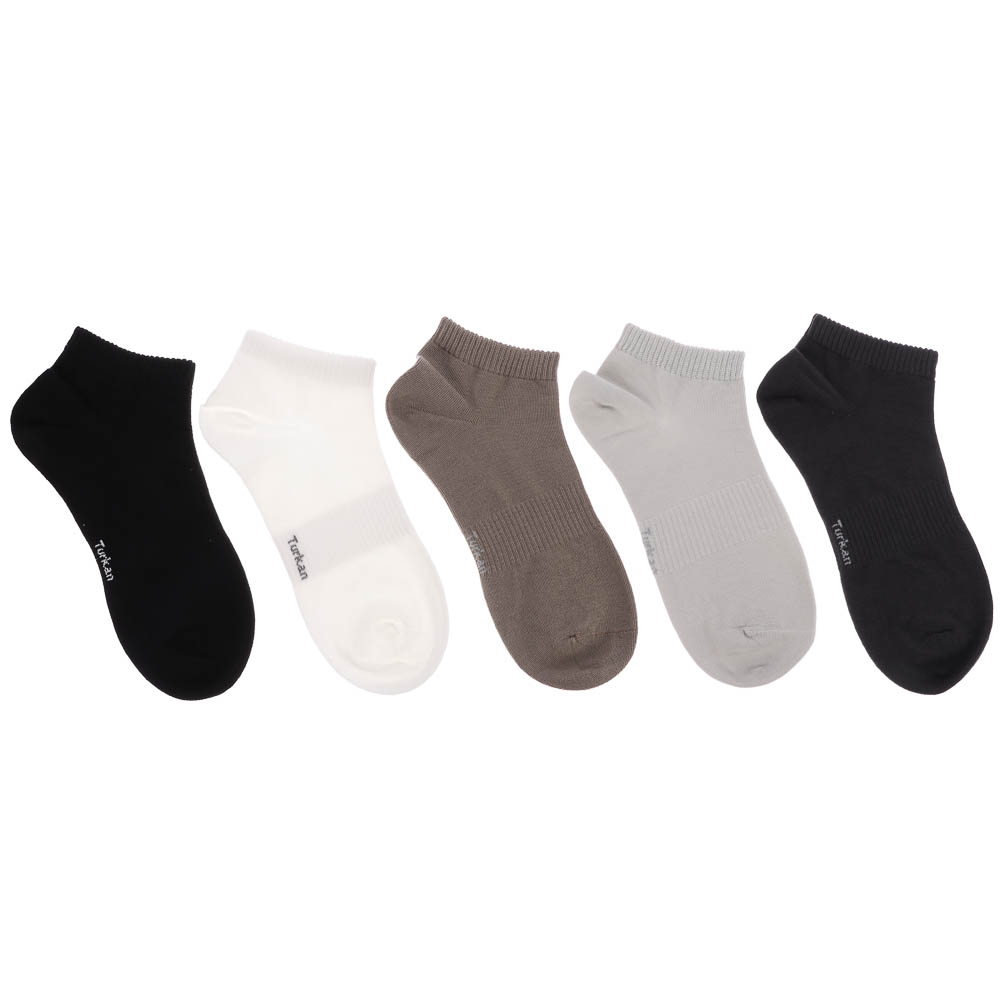 Носки мужские короткие бесшовные, тм Turkan, р. 41-46, 90%хлопок, 8% п/а, 2%лайкра,цвета в ас-те,720, арт.№ 019-569