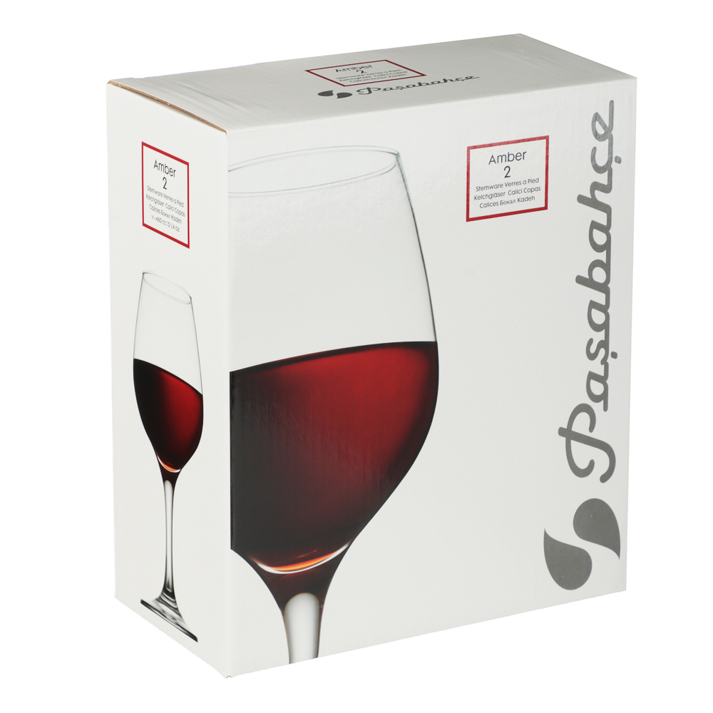 PASABAHCE Амбер Набор бокалов для вина 2 шт 460 мл, стекло, арт.№ 878-573