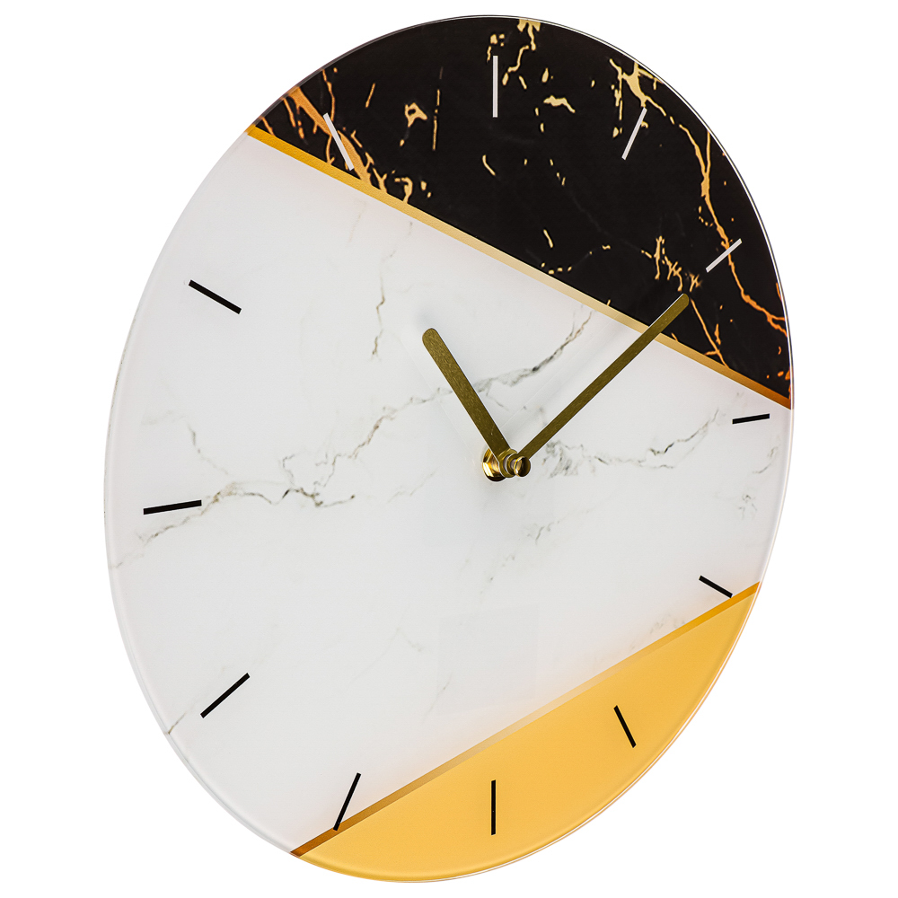 LADECOR CHRONO Часы настенные круглые, 30 см, стекло, арт.22-1, арт.№ 581-012