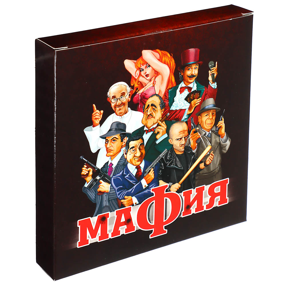 Игра настольная карточная "Мафия" 12,5х15х2см, арт. 01895, арт.№ 538-169