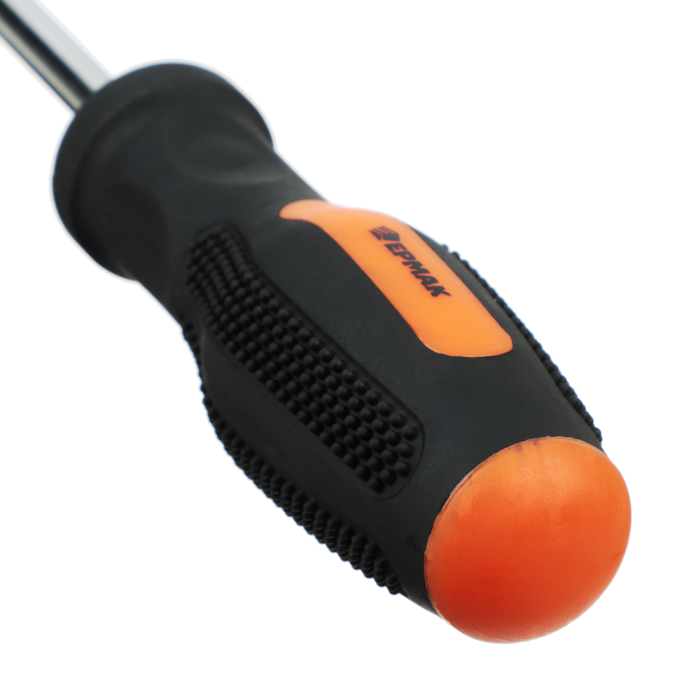 ЕРМАК Отвертка с противоскользящей ручкой PH3 8х150мм (+), CrV, арт.№ 651-241