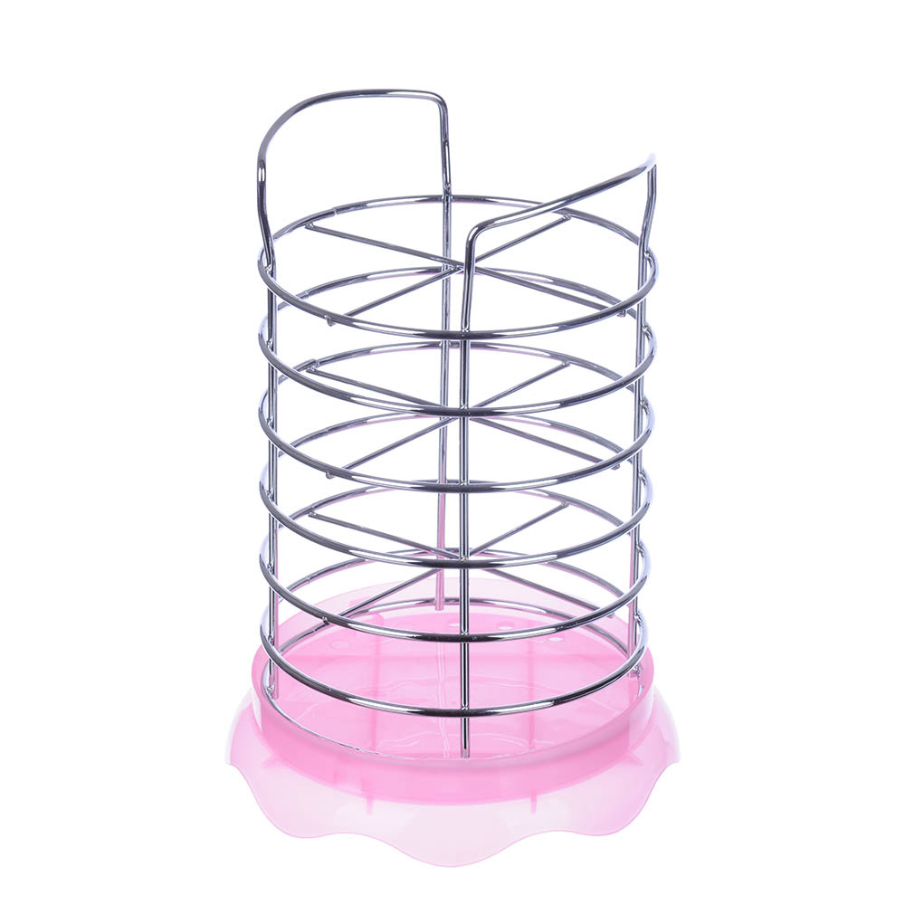 VETTA Сушилка для столовых приборов с поддоном , металл, пластик, d13х11см, 3 цвета, АЕ-419, арт.№ 485-017