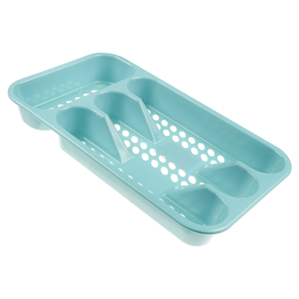 Лоток для столовых приборов тм VETTA Кантри, 4 секции, 33х19,5х4,5см, пластик, арт.№ 485-048