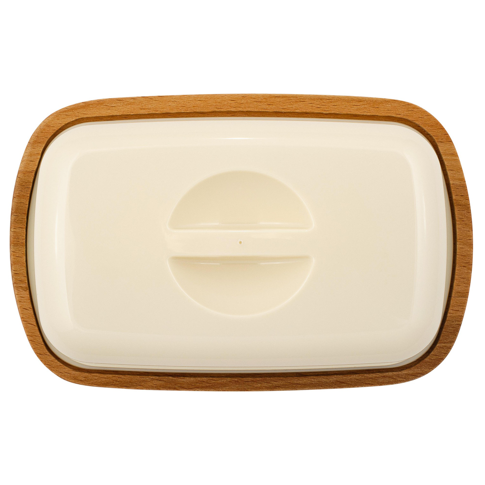 Масленка Sugar&Spice Rosemary "Butter" деревянная 18х9,5х6,5см, пластик, дерево, арт.№ 861-007