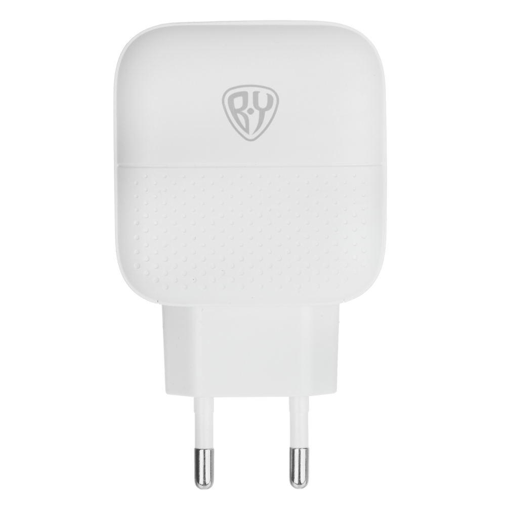 Сетевое зарядное устройство BY Модерн, Быстрая зарядка QC3.0+TYPE-C PD, 3А, 18Вт, белый, арт.№ 916-234