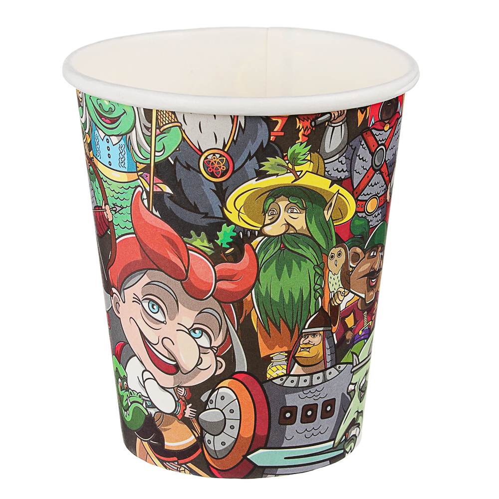 BY Сказки Набор бумажных стаканов 6шт, 250мл, арт.№ 530-229