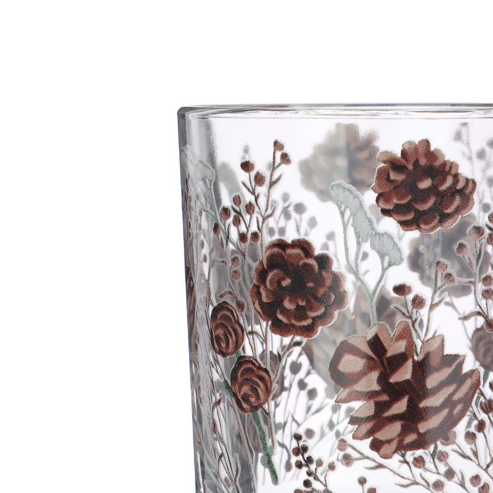 ОСЗ Шишки Стакан низкий 240мл, стекло, арт.№ 877-712