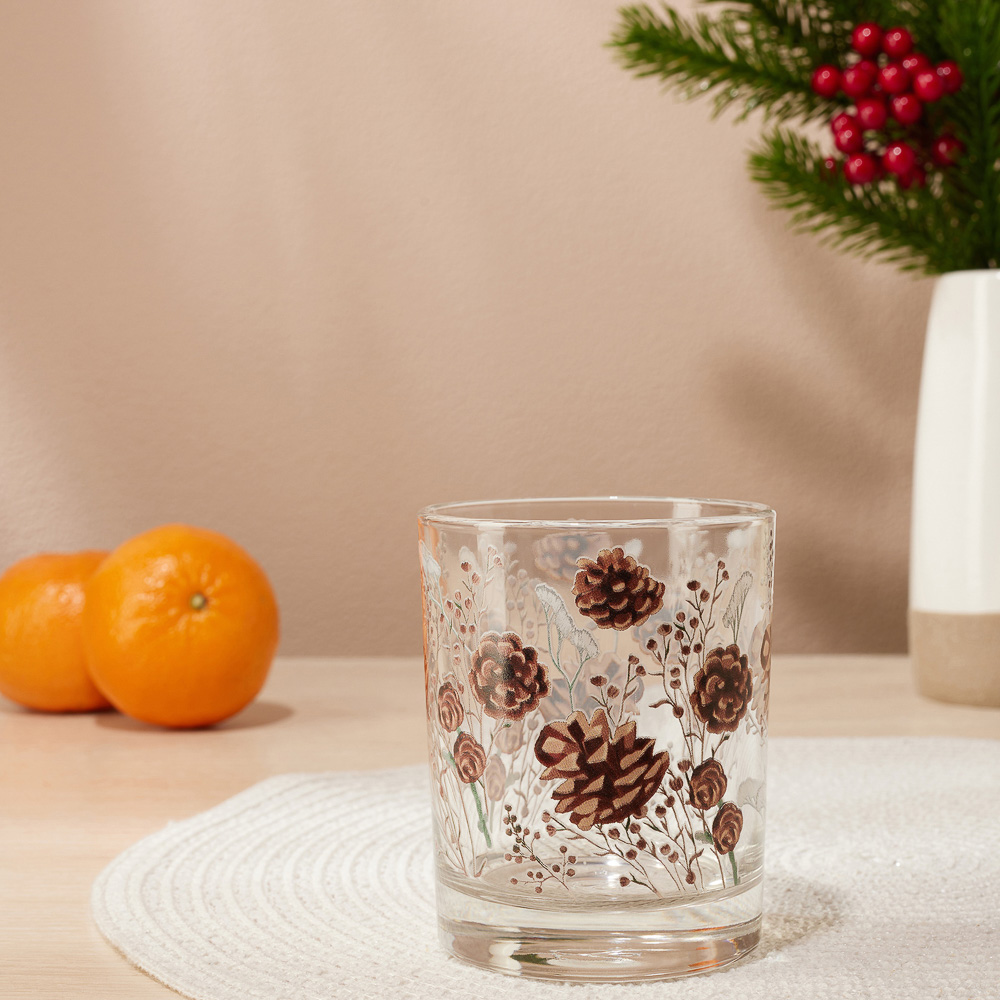 ОСЗ Шишки Стакан низкий 240мл, стекло, арт.№ 877-712