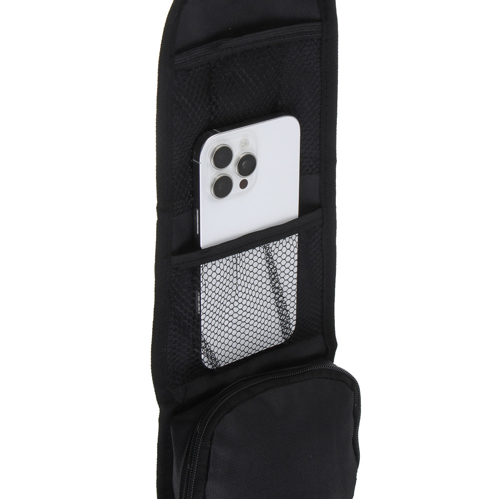 ЕРМАК Органайзер на переднее сидение, боковой, 42х14 см, универсальный, оксфорд 210D, арт.№ 732-199