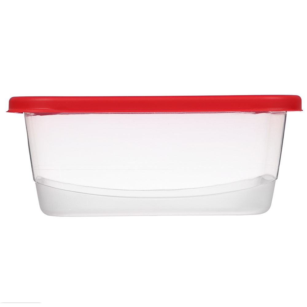 Контейнер для продуктов прямоугольный 0,85л, декор Гранат, пластик, арт.№ 861-445