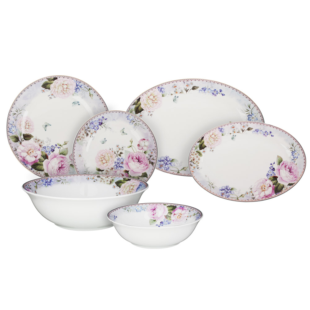 MILLIMI Фредерика Сервиз столовый 21пр, костяной фарфор, арт.№ 821-013