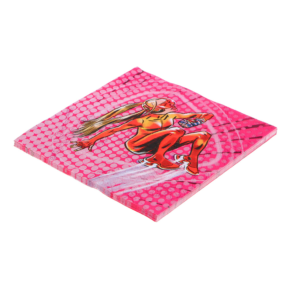 BY Супергерои вселенной Салфетки бумажные 12шт, праздничные, 33х33см, арт.№ 530-257