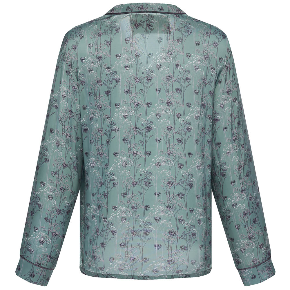 Пижама "Grass" green, унисекс, салатовый с рисунком, разм. one size, арт.№ 080-030