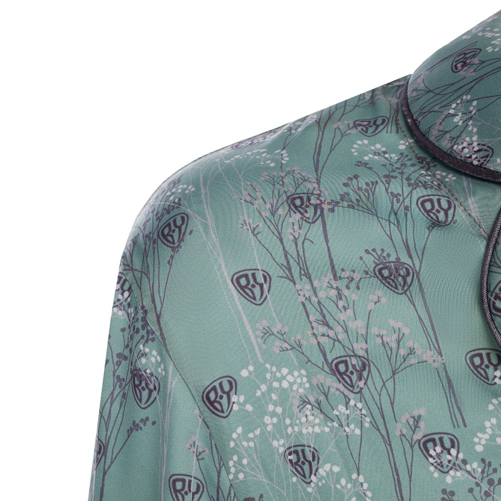 Пижама "Grass" green, унисекс, салатовый с рисунком, разм. one size, арт.№ 080-030