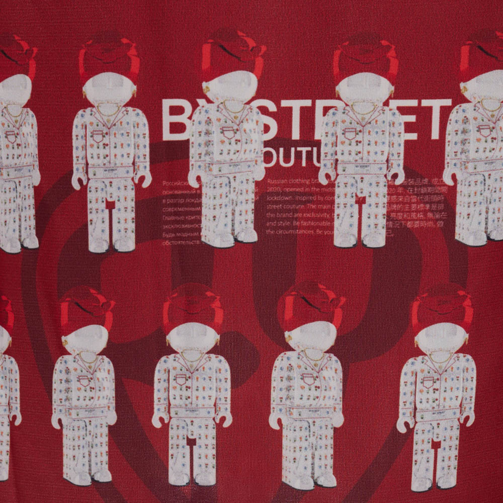 Пижама "Card" red, женская, красный с рисунком, разм. one size, арт.№ 080-032