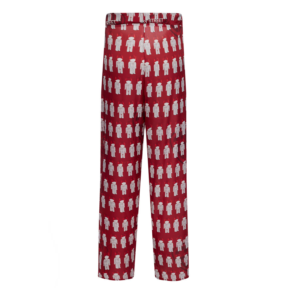 Пижама "Card" red, женская, красный с рисунком, разм. one size, арт.№ 080-032