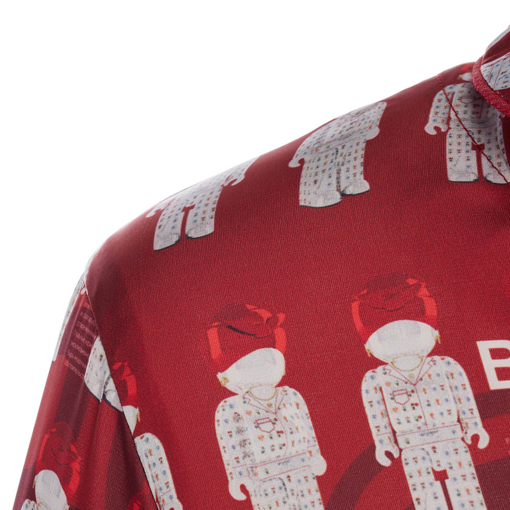 Пижама "Card" red, женская, красный с рисунком, разм. one size, арт.№ 080-032