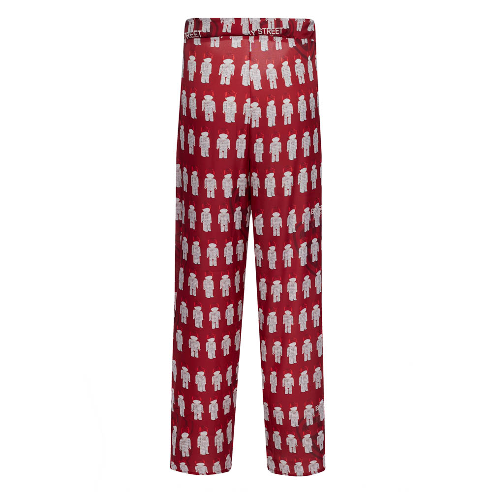 Пижама "Card" red, мужская, красный с рисунком, разм. one size, арт.№ 080-033