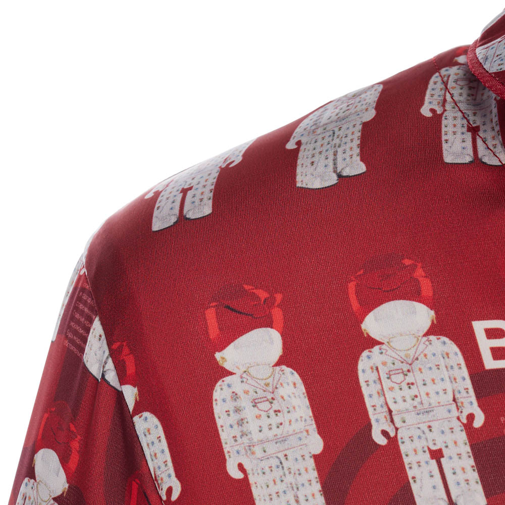 Пижама "Card" red, мужская, красный с рисунком, разм. one size, арт.№ 080-033
