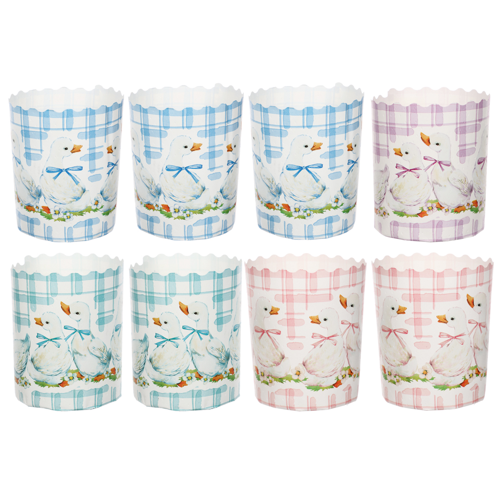 Набор форм пекарских бумажных (d60, h70 мм), 8 шт, арт hk53767, арт.№ 513-178