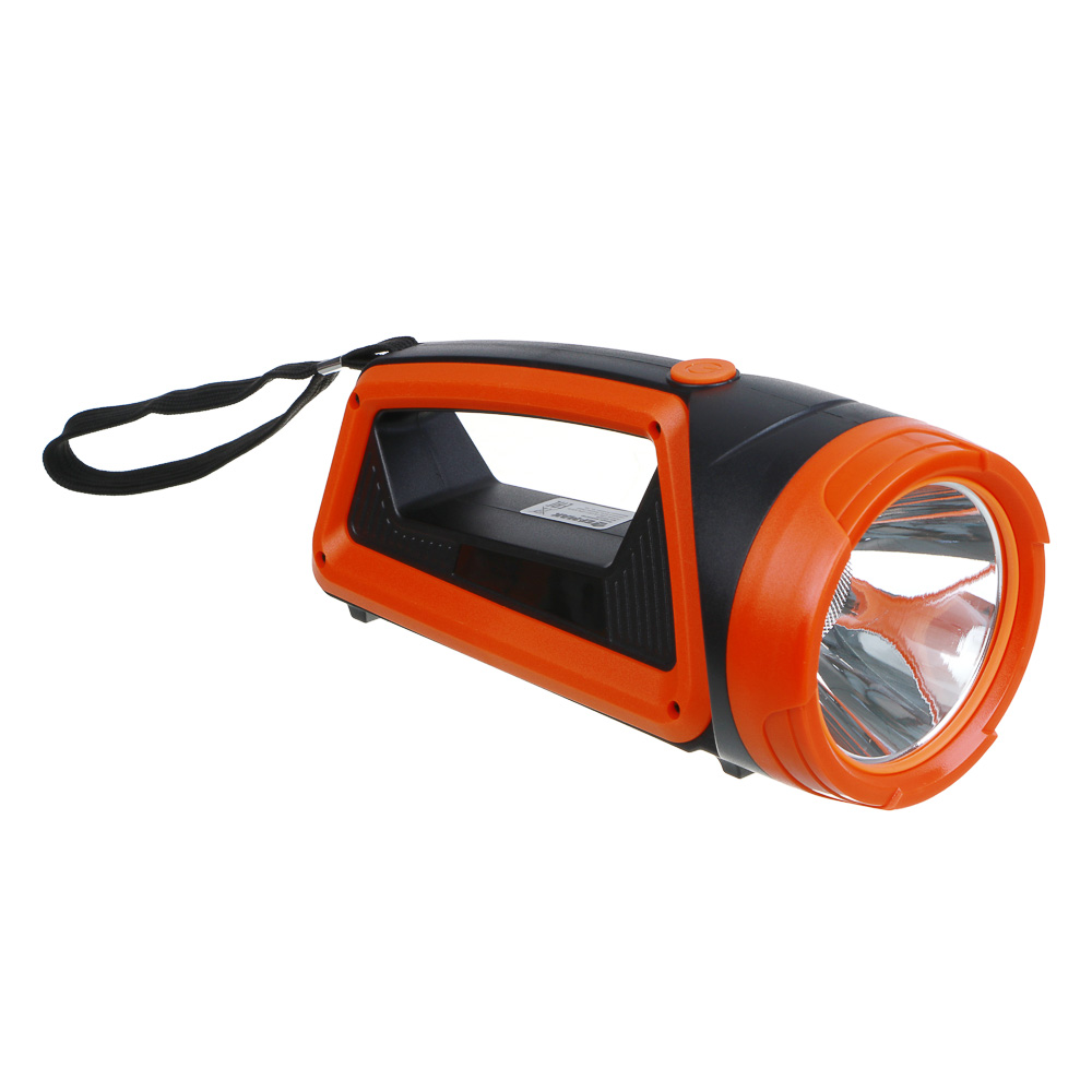 Фонарь прожектор тм ЕРМАК, LED + COB, 6 режимов, 2400мАч, Type-C кабель, 9х9х20см, пластик, арт.№ 223-073