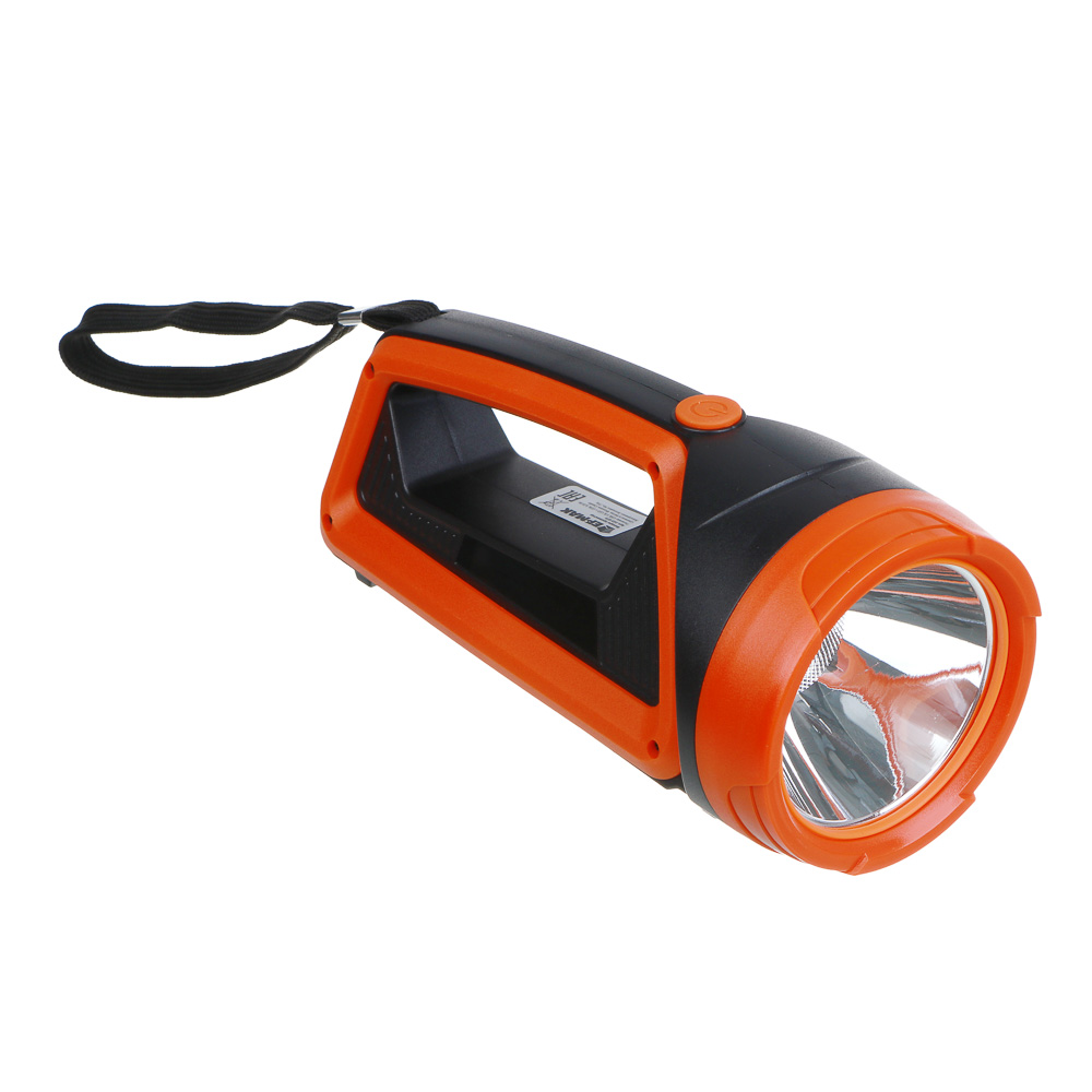 Фонарь прожектор тм ЕРМАК, LED + COB, 6 режимов, 2400мАч, Type-C кабель, 9х9х20см, пластик, арт.№ 223-073