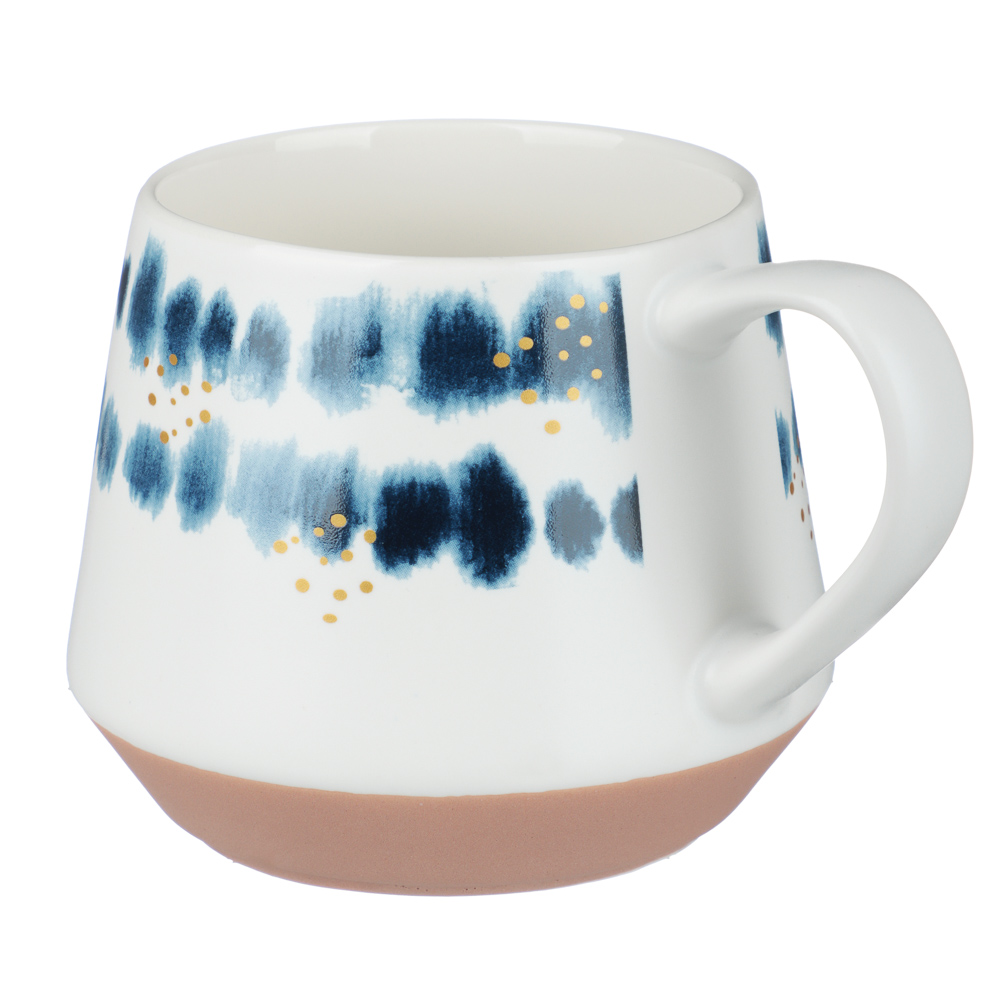 Кружка Абстракция тм MILLIMI, 470мл, 4 дизайна, фарфор, арт.№ 806-516