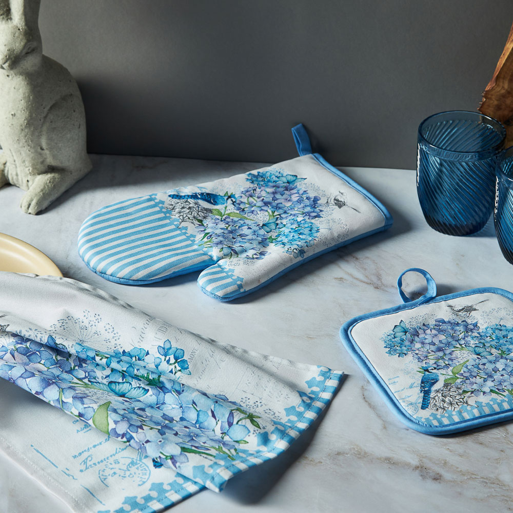 PROVANCE Гортензия Прихватка-варежка, 100% хлопок, 17х28см, арт.№ 488-078