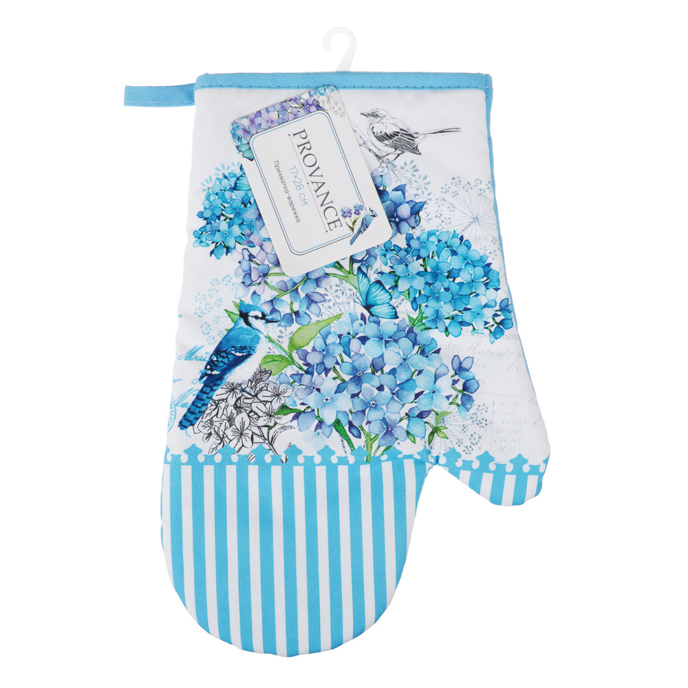 PROVANCE Гортензия Прихватка-варежка, 100% хлопок, 17х28см, арт.№ 488-078
